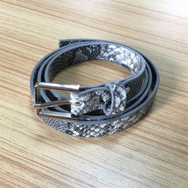 imitation serpentine thin women's casual thin belt imitation and jeans serpentine versatile jeans skirt small belt, Black;brown
imitation serpentine thin women's casual thin belt imitation and jeans serpentine versatile jeans skirt small belt, Black;brown
