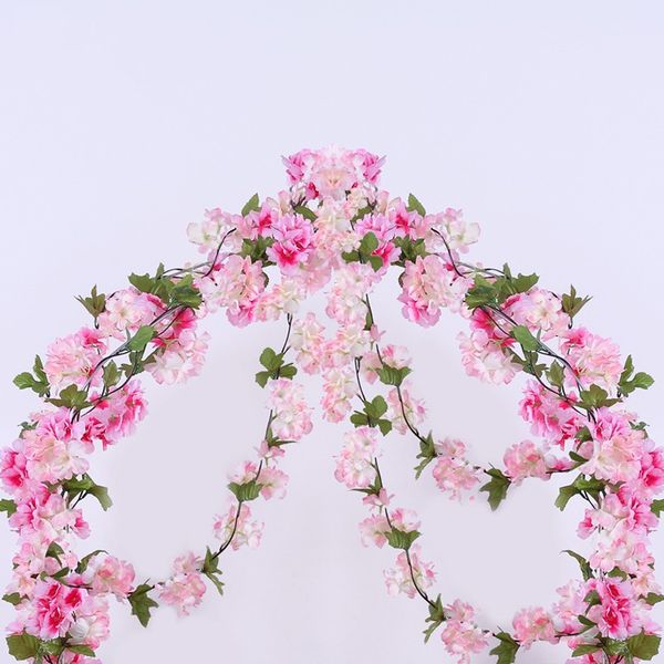 luyue 233cm artificial cherry blossoms flower vines party supplies garland silk fake cherry flower rattan wedding home decor
luyue 233cm artificial cherry blossoms flower vines party supplies garland silk fake cherry flower rattan wedding home decor