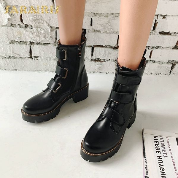 sarairis new fashion 2020 big size 33-43 chunky heels ankle boots woman shoes zip up autumn winter boots female, Black
sarairis new fashion 2020 big size 33-43 chunky heels ankle boots woman shoes zip up autumn winter boots female, Black