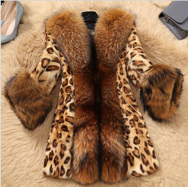 womens winter autumn fur collar imitation raccoon fur collar coat female causal fake outwears large size jackets cj107, Black
womens winter autumn fur collar imitation raccoon fur collar coat female causal fake outwears large size jackets cj107, Black