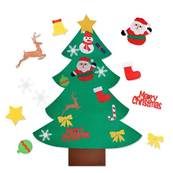 felt christmas tree, diy tree decoration hanging deco for kids gift with 30pcs ornament wall hangi christmas decorations
felt christmas tree, diy tree decoration hanging deco for kids gift with 30pcs ornament wall hangi christmas decorations