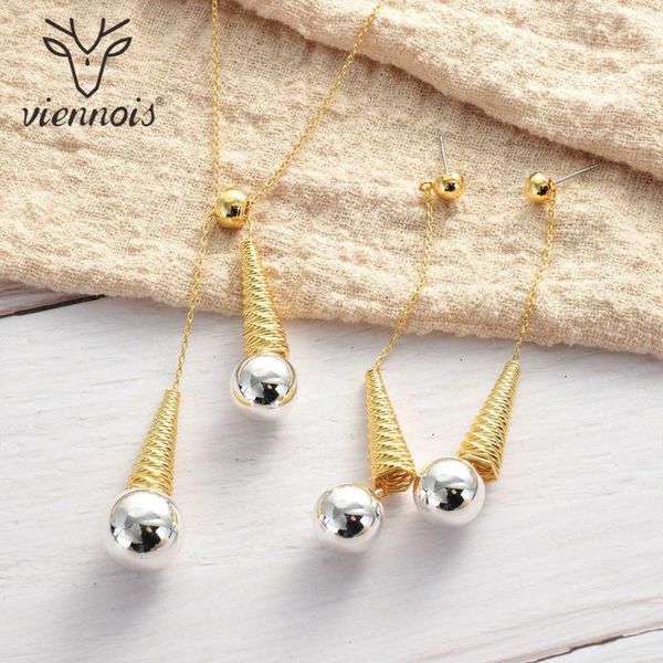 viennois jewelry set for women geometric design mixgold color necklace dangle earrings party jewelry, Silver
viennois jewelry set for women geometric design mixgold color necklace dangle earrings party jewelry, Silver