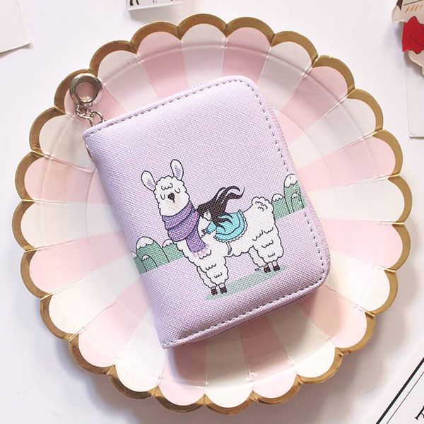 new short wallet zipper printed children's coin wallet student small fresh cartoon cute small purses, White
new short wallet zipper printed children's coin wallet student small fresh cartoon cute small purses, White