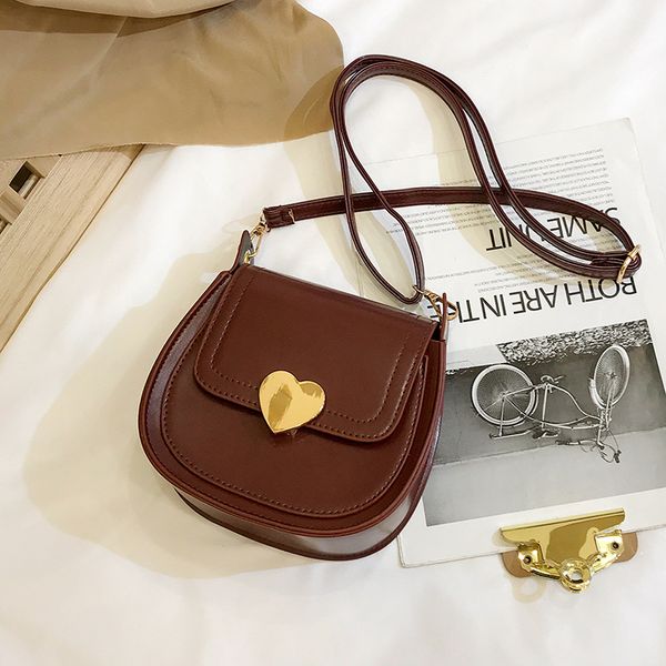 new mini bag female 2020 new fashion heart-shaped lock saddle bag simple retro shoulder/crossbody
new mini bag female 2020 new fashion heart-shaped lock saddle bag simple retro shoulder/crossbody