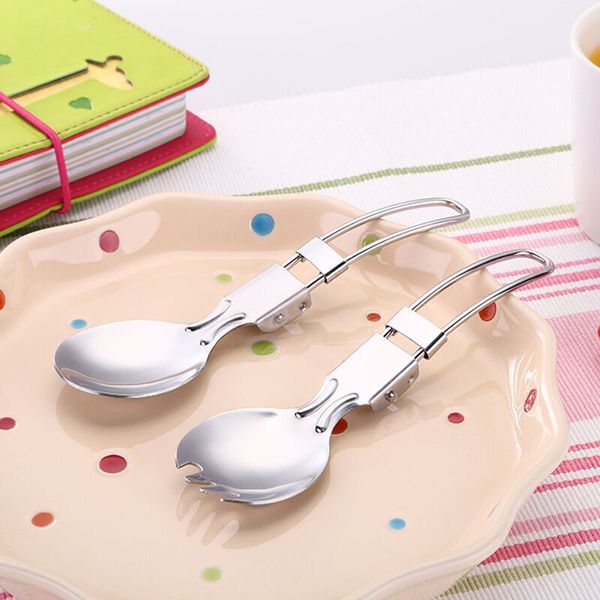 нержавеющая сталь spork складная путешественник отдых туризм ложка и вилка все-в-один открытый столовой посуды eco-friendly столовые приборы
нержавеющая сталь spork складная путешественник отдых туризм ложка и вилка все-в-один открытый столовой посуды eco-friendly столовые приборы