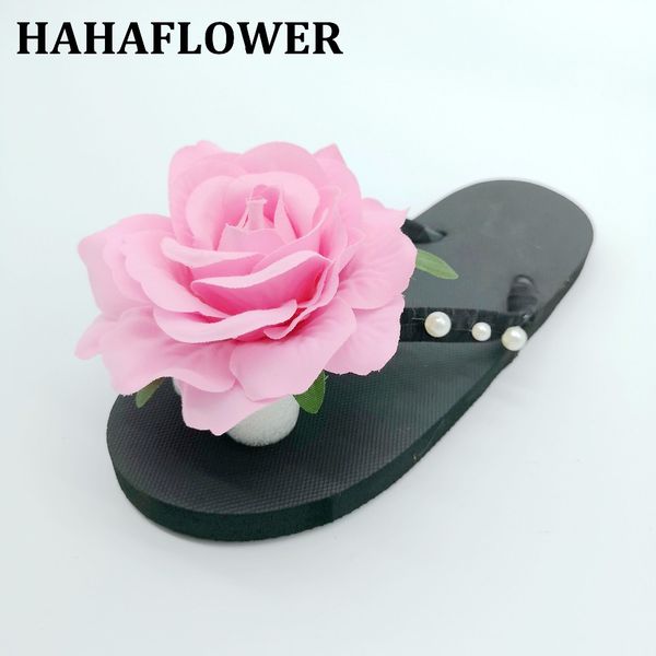 hahaflower sweet pink rose flower flat slipper women casual shoes beach slippers big size ing, Black
hahaflower sweet pink rose flower flat slipper women casual shoes beach slippers big size ing, Black