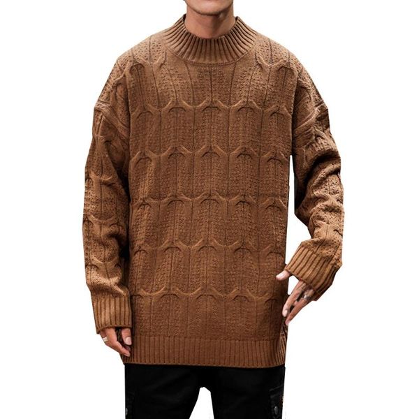 sweater men retro vintage pullover high fashion knit half turtleneck sweaters autumn winetr loose warm knitting -5xl, White;black
sweater men retro vintage pullover high fashion knit half turtleneck sweaters autumn winetr loose warm knitting -5xl, White;black