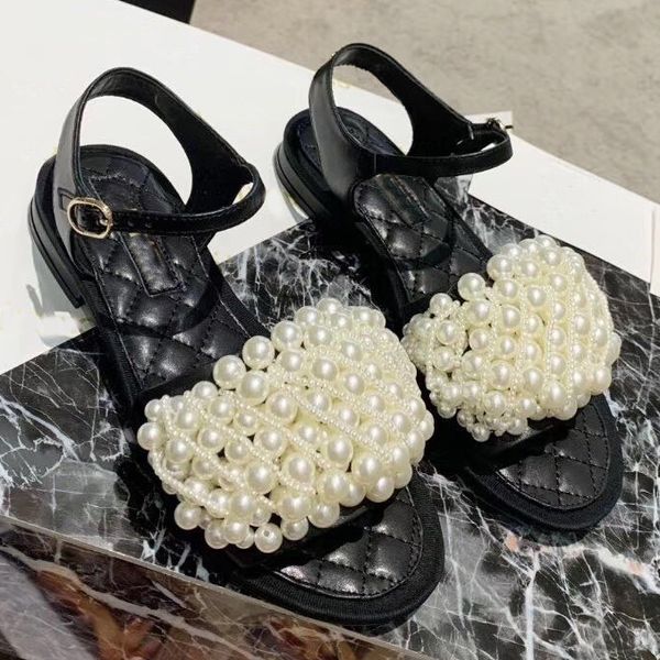 2020 women leather sandals pearl sandals designer shoes sapatos femininos zapatos mujer chaussure femme sapato feminino sandalias, Black
2020 women leather sandals pearl sandals designer shoes sapatos femininos zapatos mujer chaussure femme sapato feminino sandalias, Black