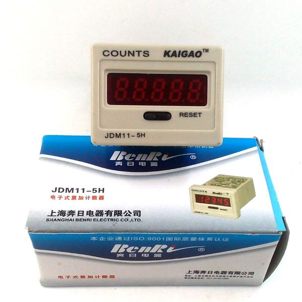 jdm11-5h electronic counter 5-digit blackout memory with voltage production counting dc12v dc24v dc36v ac220v 0-99999 kg11j-5h
jdm11-5h electronic counter 5-digit blackout memory with voltage production counting dc12v dc24v dc36v ac220v 0-99999 kg11j-5h