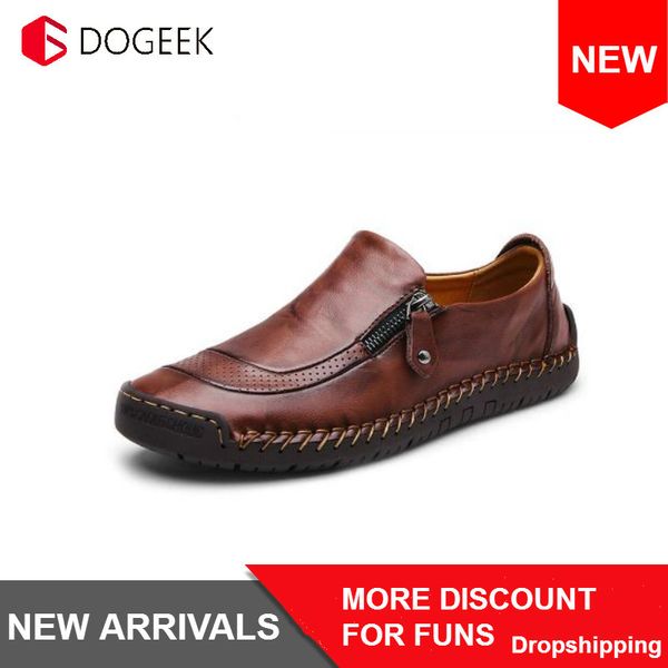 dogeek men shoes leather casual loafers breathable flats soft light shoes fashion men's driving footwear size 48, Black
dogeek men shoes leather casual loafers breathable flats soft light shoes fashion men's driving footwear size 48, Black