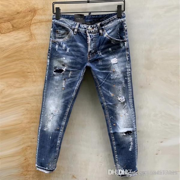 2019 узкие джинсы роскошь мотоциклисты тонкий мыть tide качество бренда dsquare джинсовой моды дизайнер хип-хоп мужские джинсы, Blue
2019 узкие джинсы роскошь мотоциклисты тонкий мыть tide качество бренда dsquare джинсовой моды дизайнер хип-хоп мужские джинсы, Blue
