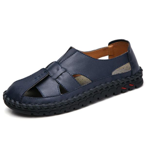 new casual men soft sandals comfortable men summer leather sandals summer outdoor beach big size 38-46, Black
new casual men soft sandals comfortable men summer leather sandals summer outdoor beach big size 38-46, Black