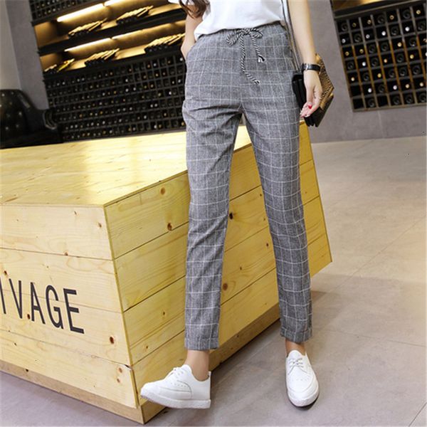 women trousers casual pants harem plaid pants trousers 2019 new spring loose casual drawstring elastic waist pants linen dropshipping, Black;white
women trousers casual pants harem plaid pants trousers 2019 new spring loose casual drawstring elastic waist pants linen dropshipping, Black;white
