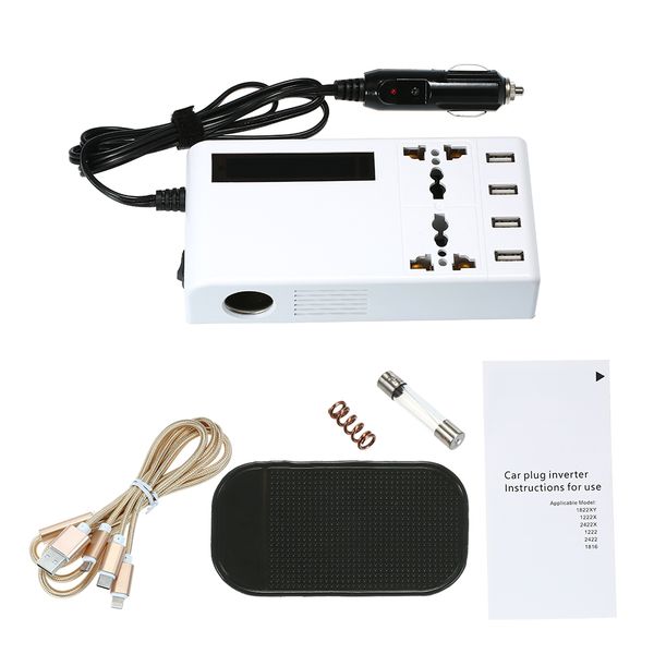 dc12v/24v to ac100v-230v auto car power converter inverter adapter charger variable automobile cigarette lighter with usb charge
dc12v/24v to ac100v-230v auto car power converter inverter adapter charger variable automobile cigarette lighter with usb charge