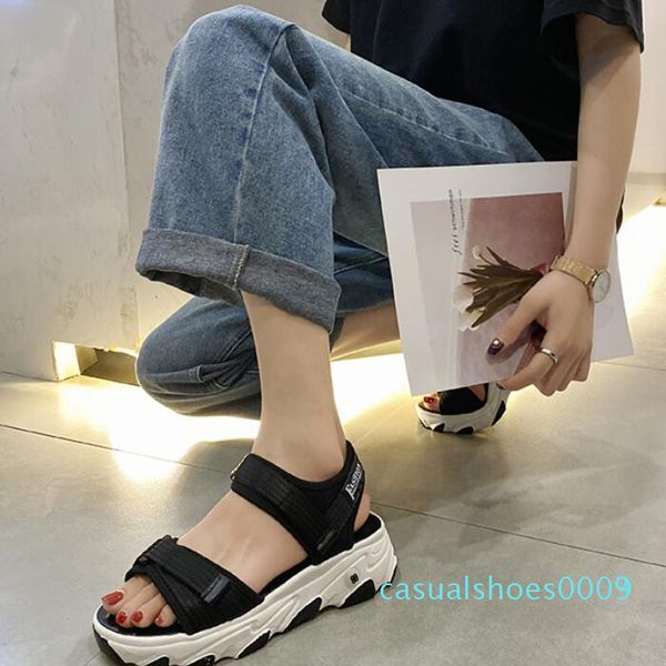 the summer 2020 new fashion trend goes with everything -- wedge heels, wedge heels, sandals, medium size women shoes c03, Black
the summer 2020 new fashion trend goes with everything -- wedge heels, wedge heels, sandals, medium size women shoes c03, Black