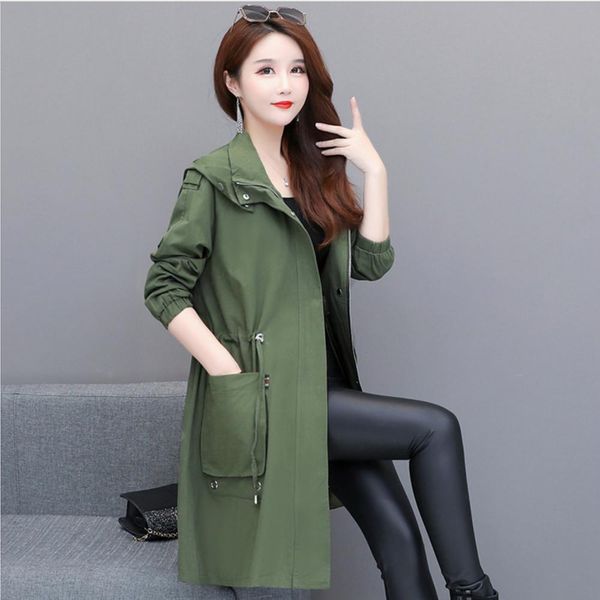 2019 spring autumn women jacket fashion hooded with 5xl streetwear outwear women loose coat female windbreaker cause, Tan;black
2019 spring autumn women jacket fashion hooded with 5xl streetwear outwear women loose coat female windbreaker cause, Tan;black
