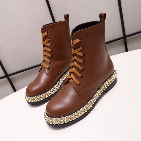 women shoes boots scarpe donna patent leather ankle boots med heels botas mujer round toe chaussures femme rivet female shoes, Black
women shoes boots scarpe donna patent leather ankle boots med heels botas mujer round toe chaussures femme rivet female shoes, Black
