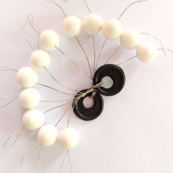 round fishing float white float foam seven-star 200bag 1200pcs fishing tackle traditional floats
round fishing float white float foam seven-star 200bag 1200pcs fishing tackle traditional floats