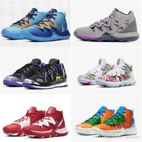 new kyrie shoes tv pe basketball shoes 5 for 20th anniversary irving 5s pineapple house graffiti x squidward sponge size 40-46, White;red
new kyrie shoes tv pe basketball shoes 5 for 20th anniversary irving 5s pineapple house graffiti x squidward sponge size 40-46, White;red