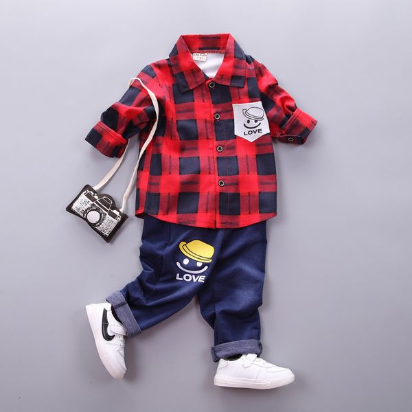bibicola baby boys spring autumn fashion clothes set kids long-sleeved plaid shirt +pants 2 pcs set infant clothes suit, White
bibicola baby boys spring autumn fashion clothes set kids long-sleeved plaid shirt +pants 2 pcs set infant clothes suit, White