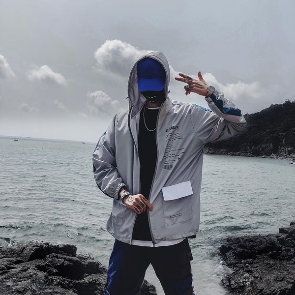 summer reflective sunscreen mens jackets fashion outerwear hoodie windproof coat casual sport breathable veste big pocket jacket, Black;brown
summer reflective sunscreen mens jackets fashion outerwear hoodie windproof coat casual sport breathable veste big pocket jacket, Black;brown