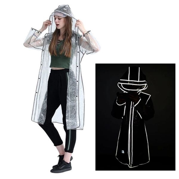 reflective lightweight transparent hooded raincoat waterproof raincoat reusable rain poncho for adults capa de chuva
reflective lightweight transparent hooded raincoat waterproof raincoat reusable rain poncho for adults capa de chuva