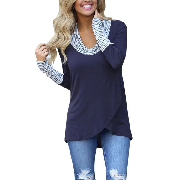 women shirt womens designer clothes winter vrouwen t shirt o hals modal streep vrouwelijke blusas shirt casual katoen blend, White
women shirt womens designer clothes winter vrouwen t shirt o hals modal streep vrouwelijke blusas shirt casual katoen blend, White