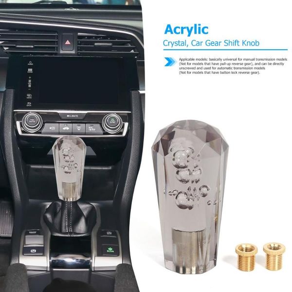 10cm car gear manual gear lever pole head stick lever knob car universal shift head modification cutting crystal bubble
10cm car gear manual gear lever pole head stick lever knob car universal shift head modification cutting crystal bubble