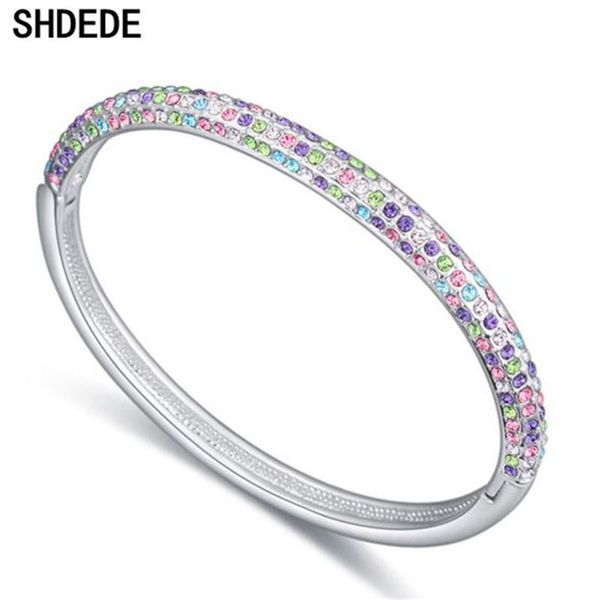 shdede charm bracelets bangles austrian crystal rhinestone femme fashion jewelry opening bangle for women accessories -19297, Black
shdede charm bracelets bangles austrian crystal rhinestone femme fashion jewelry opening bangle for women accessories -19297, Black