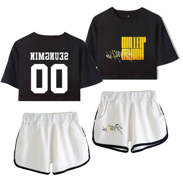 kids yellow stray wood navel exposed short t+ shorts female paragraph suit, Black;blue
kids yellow stray wood navel exposed short t+ shorts female paragraph suit, Black;blue