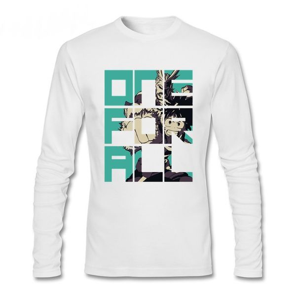 one for all mens tshirts midoriya izuku men t-shirt my hero academia youth street pullover tees male long sleeve t shirts spring hirt, White;black
one for all mens tshirts midoriya izuku men t-shirt my hero academia youth street pullover tees male long sleeve t shirts spring hirt, White;black