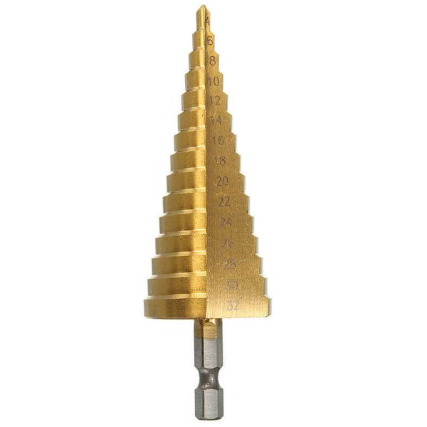 1pcs 4-20mm hss step metal drill bits set titanium cone hole cutter tool sets
1pcs 4-20mm hss step metal drill bits set titanium cone hole cutter tool sets