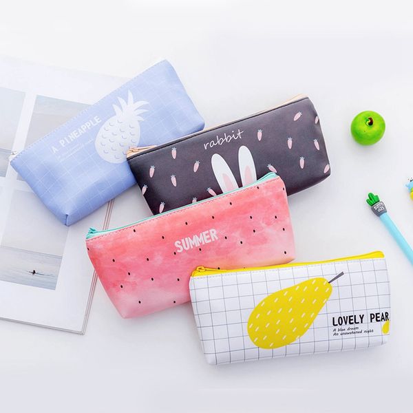 creative waterproof pu leather pencil bag cute summer fruit pencil bag kawaii case school supplies student stationery
creative waterproof pu leather pencil bag cute summer fruit pencil bag kawaii case school supplies student stationery