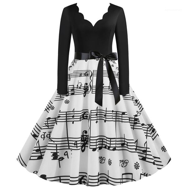 print dresses women clothes designer print womens party dresses v neck vintage dresses notes plaid, White;black
print dresses women clothes designer print womens party dresses v neck vintage dresses notes plaid, White;black