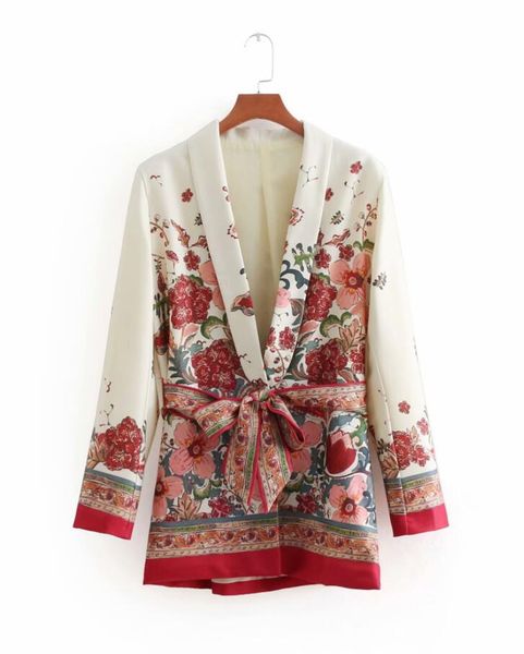 2019 fashion women vintage retro printing sashes thin coat casual long sleeve suit jacket loose outerwear, Black;brown
2019 fashion women vintage retro printing sashes thin coat casual long sleeve suit jacket loose outerwear, Black;brown
