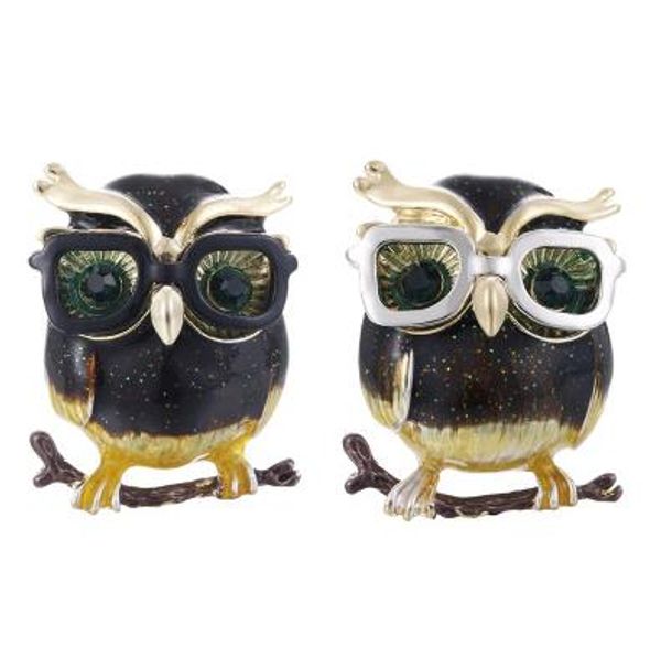 alloy glasses owl brooches for women and men metal bird animal enamel brooch pins christmas gifts, Gray
alloy glasses owl brooches for women and men metal bird animal enamel brooch pins christmas gifts, Gray