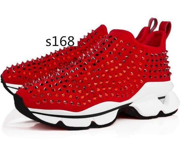 red bottom spike sock designer women men casual shoes.red sole flats with krystal spikes,30mm black white donna flats 8
red bottom spike sock designer women men casual shoes.red sole flats with krystal spikes,30mm black white donna flats 8