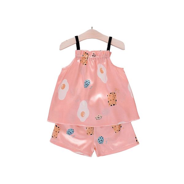 pajamas summer girls vest + shorts children's sleepwear set toddler kids baby home satin infant nightwear, Blue;red
pajamas summer girls vest + shorts children's sleepwear set toddler kids baby home satin infant nightwear, Blue;red