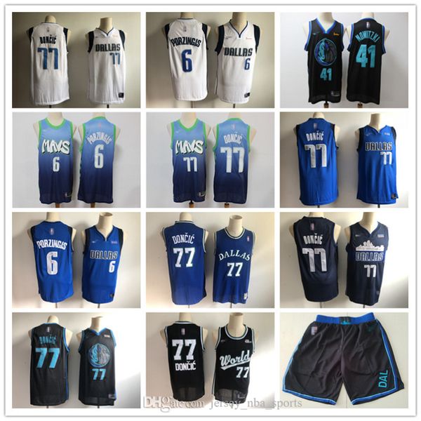 mens dallas mavericks throwback jersey luka 77 doncickristaps 6 porzingis dirk 41 nowitzki basketball shorts basketball jersey, Black;red 
mens dallas mavericks throwback jersey luka 77 doncickristaps 6 porzingis dirk 41 nowitzki basketball shorts basketball jersey, Black;red