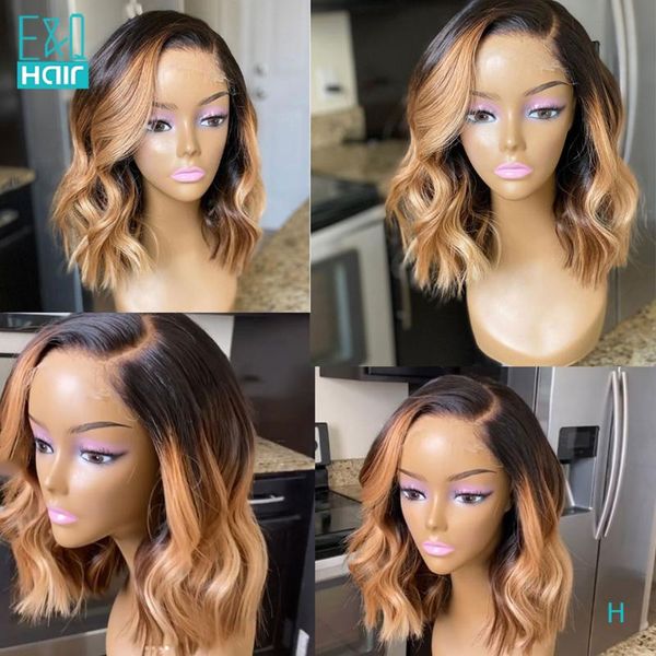 13x6 lace front human hair wigs for women pre plucked brazilian remy short wave 1b/27 ombre honey blonde human hair wig150%, Black;brown
13x6 lace front human hair wigs for women pre plucked brazilian remy short wave 1b/27 ombre honey blonde human hair wig150%, Black;brown
