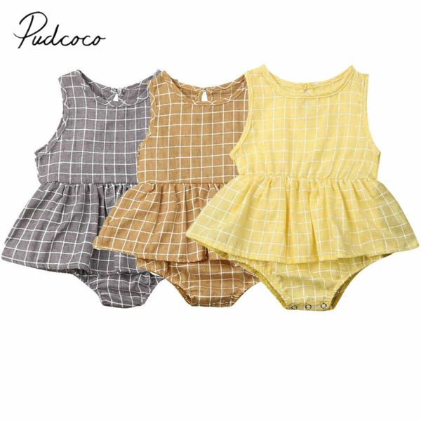 2019 baby summer clothing 0-18m newborn infant baby girl boy plaid jumpsuit dress sleeveless ruffles bodysuit outfits clothes, Blue
2019 baby summer clothing 0-18m newborn infant baby girl boy plaid jumpsuit dress sleeveless ruffles bodysuit outfits clothes, Blue