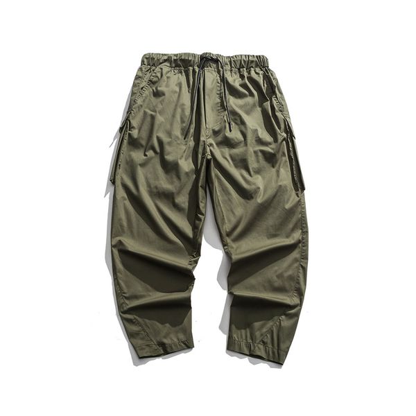 men's pants ewq / straight casual cargo autumn trousers for male 2021 fashion loose elastic drawstring waist 9y3079, Black
men's pants ewq / straight casual cargo autumn trousers for male 2021 fashion loose elastic drawstring waist 9y3079, Black
