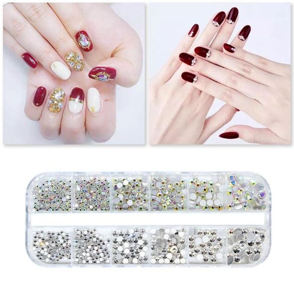 12colors glass rhinestones for nail art decorations accessories gems manicure diamond shiny flatback clear crystal k0p8, Silver;gold
12colors glass rhinestones for nail art decorations accessories gems manicure diamond shiny flatback clear crystal k0p8, Silver;gold