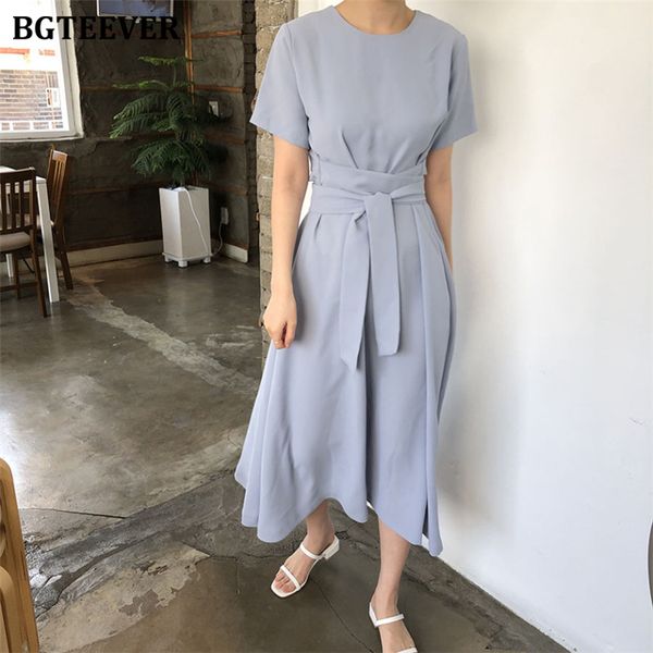 bgteever summer short sleeve loose women dress casual o-neck lace up female dress 2020 minimalism solid midi vestidos femme, Black;gray
bgteever summer short sleeve loose women dress casual o-neck lace up female dress 2020 minimalism solid midi vestidos femme, Black;gray