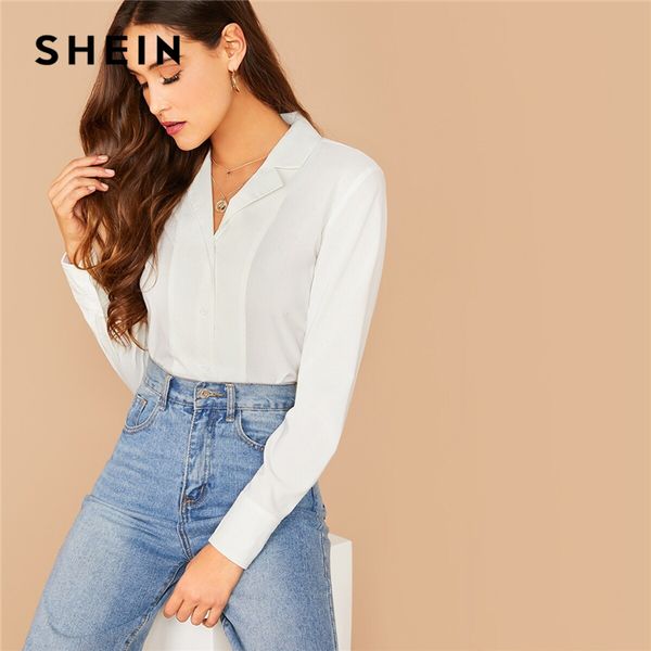 shein white notch collar solid shirt blouse women spring autumn long sleeve buttoned solid casual and blouses
shein white notch collar solid shirt blouse women spring autumn long sleeve buttoned solid casual and blouses
