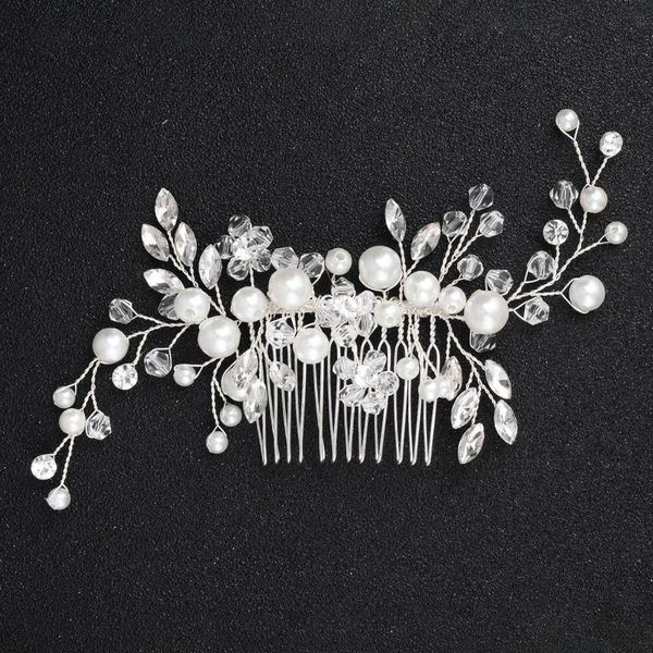 2019 wedding crystal bridal peals hair comb hair clips fashion jewelry womens accessories ornaments headpieces for bride, Golden;white
2019 wedding crystal bridal peals hair comb hair clips fashion jewelry womens accessories ornaments headpieces for bride, Golden;white
