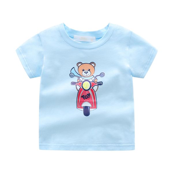 new arrival cartoon print kids t shirt cartoon bear baby boys sky blue white round neck short sleeves boys tshirt for summer
new arrival cartoon print kids t shirt cartoon bear baby boys sky blue white round neck short sleeves boys tshirt for summer