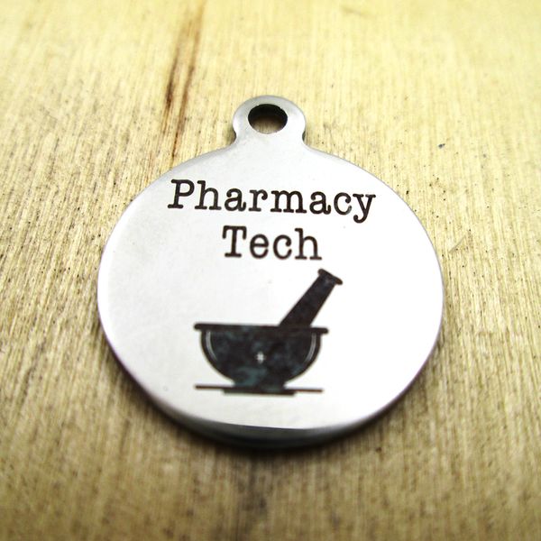 20pcs/lot-pharmacy tech stainless steel charms - laser engraved - customized - diy charms pendants, Silver
20pcs/lot-pharmacy tech stainless steel charms - laser engraved - customized - diy charms pendants, Silver