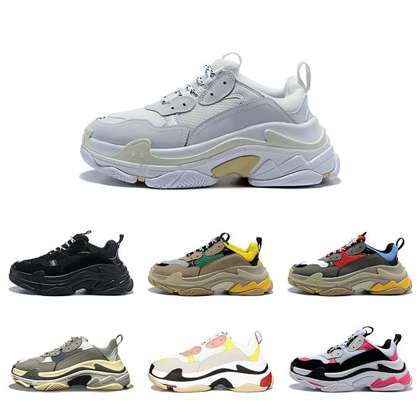 new triple s designer casual shoes paris 17fw low old dad sneaker combination soles boots mens womens fashion high size 36-45, Black
new triple s designer casual shoes paris 17fw low old dad sneaker combination soles boots mens womens fashion high size 36-45, Black
