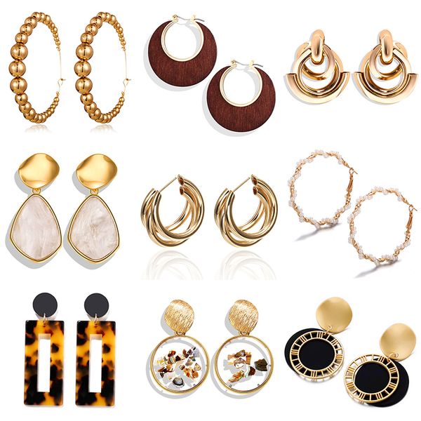 if me fashion korean gold metal geometric drop earrings women girl wood knot pearl beads acrylic dangle earring jewelry new 2019, Silver
if me fashion korean gold metal geometric drop earrings women girl wood knot pearl beads acrylic dangle earring jewelry new 2019, Silver